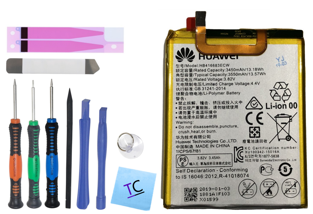 New Replacement Battery for Huawei Google Nexus 6P HB416683ECW