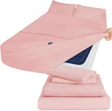 100 Cotton Flannel Sheet Set Queen 4 Piece Deep Pocket Ultra Soft Warm Bed Set