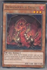 YU-GI-OH Demaskierter Drache Rare NECH-DE035