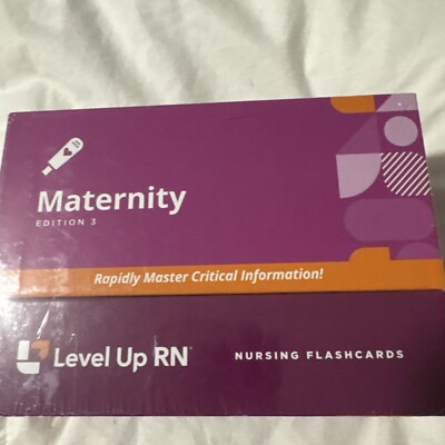 Level Up RN Maternity Nursing Flash Cards Edition 3