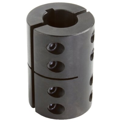 Climax Metals 2CC-200-200-KW Rigid Shaft Coupling Clamp 3-1/4'' Length