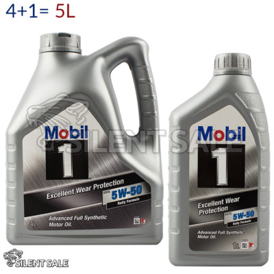 Mobil 5W-50 FS X1 X2 4L + 1L = 5 Liter Peak Life Nachfolger Motoröl  5W50 5L