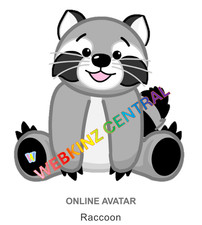 Webkinz Classic Raccoon Code Only messaged