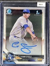 Steele, Evan - 2018 Bowman Chrome - Autograph - INV1