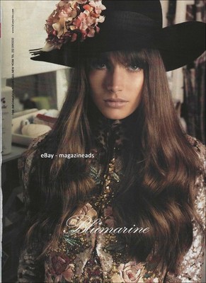 vintage BLUMARINE 1-Page PRINT AD Fall 2004 JESSICA MILLER Inez & Vinoodh