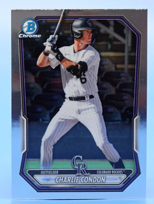 2026 Bowman Baseball Charlie Condon Chrome Prospects BCP-46 Colorado Rockies
