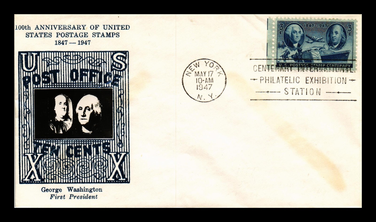 Dr Jim Stamps Us Cover Postage Stamp Centenary Fdc Scott 947 Crosby Photo