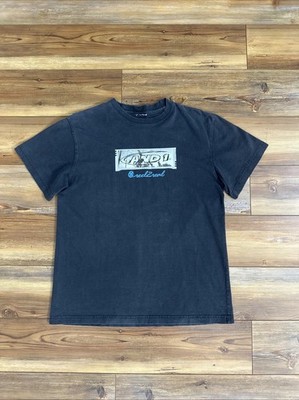 Vintage AND1 Mixtape Reel 2 Real Cinema Basketball Black T-Shirt Med Pause Play