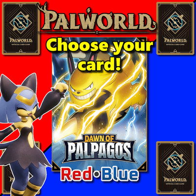 Palworld ETD01 ''Dawn of Palpagos Red・Blue'' Trial Deck - Choose Your Card