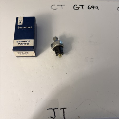 #ad #ad 1 Guaranteed Parts Oil Pressure Switch OPS43 Vintage NOS OEM Sold Individual $5.00