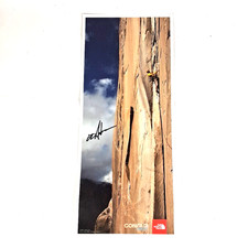 Conrad Anker Signed REI Promo Poster Rock Climbing Jimmy Chin Photo