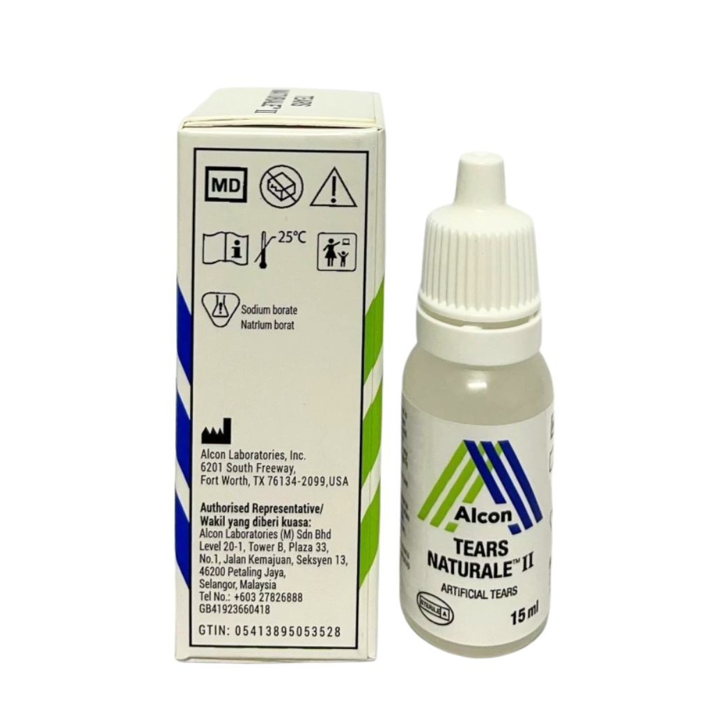 10X Alcon Tears Naturale II 15ml &ndash; Soothing Lubricant Eye Drops for Dry Eyes