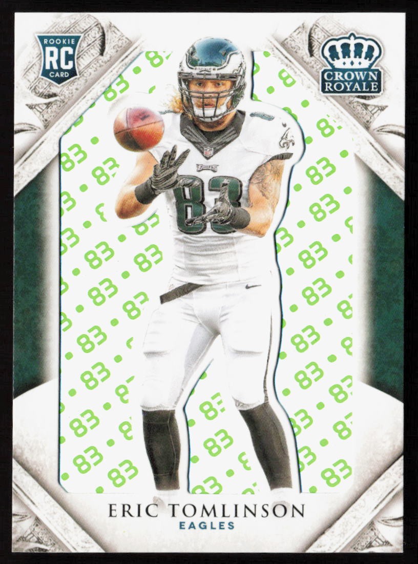 Eric Tomlinson 2015 Crown Royale Rookies Jersey Number #116 #/83 - Eagles