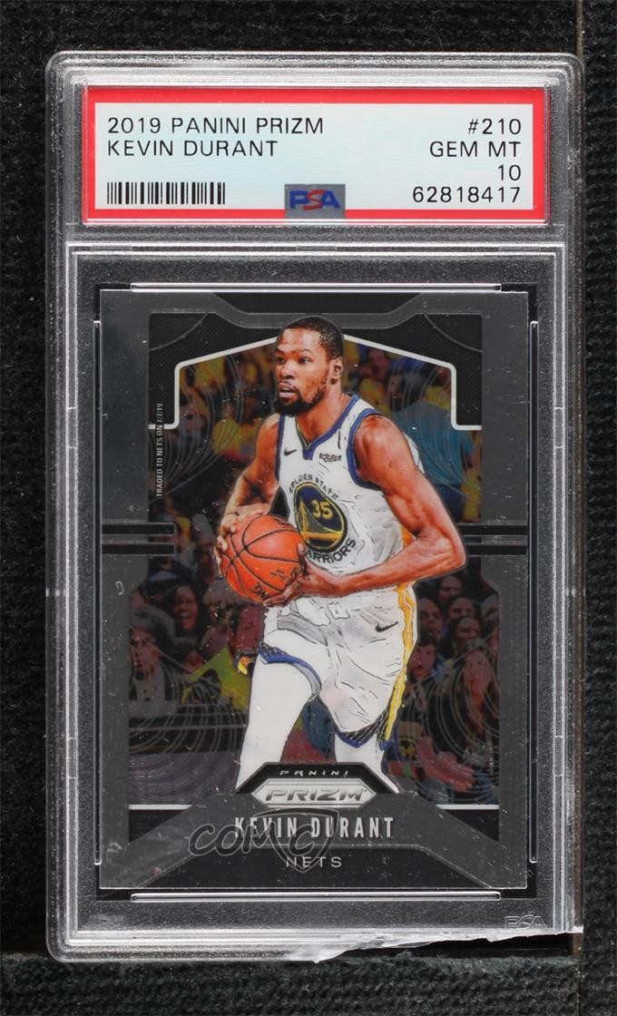 2019-20 Panini Prizm Kevin Durant #210 PSA 10 GEM MT