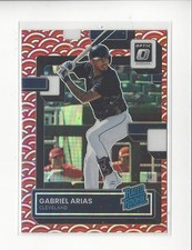 2022 Donruss Optic Photon Prizm #187 Gabriel Arias RR RC Rookie Guardians