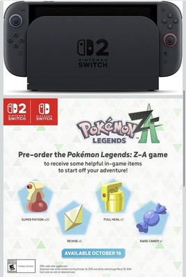 Nintendo Switch 2 Pokémon Legends Amazon.com: Pokémon™ Legends: Z-A - Nintendo Switch™ 2 Edition