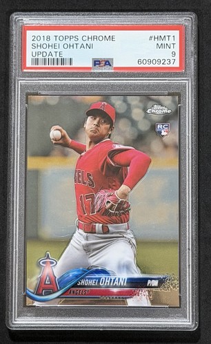 2018 Topps Chrome Update #HMT1 Shohei Ohtani Rookie PSA 9 Angels RC