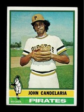 1976 Topps #317 JOHN CANDELARIA RC Pittsburgh Pirates ROOKIE CARD GD. rookie card picture