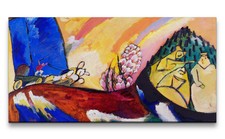 120x60cm Remaster Wassily Kandinsky weltberühmtes Wandbild Farbenfroh Zeitlos