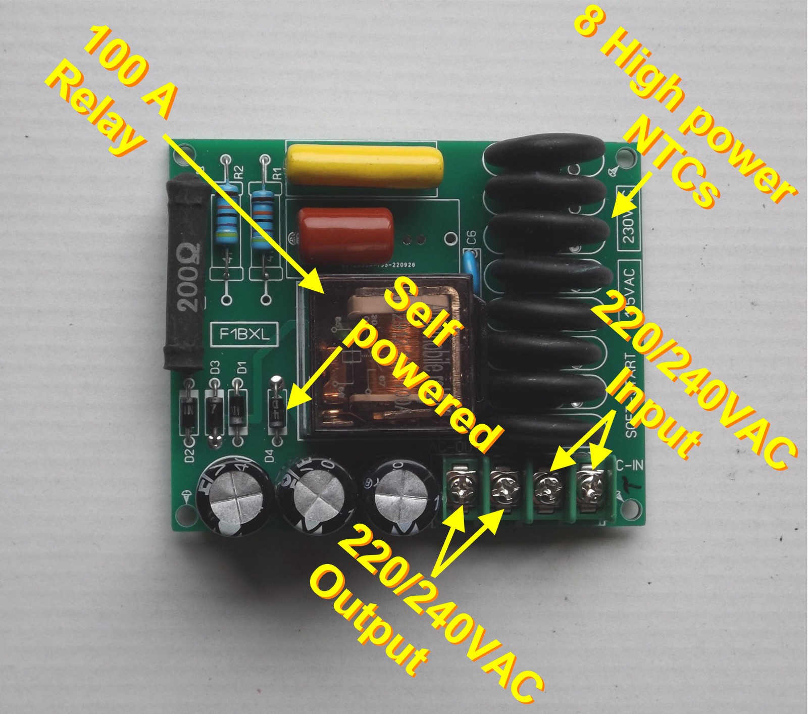 Module de soft-start 9KW pour amplificateur audio haute puissance