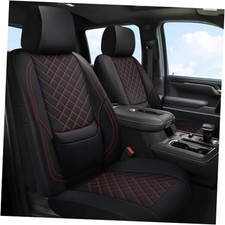 Chevy Silverado Seat Coverstruck Seat Covers For Front Pair Black Red