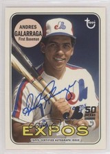 2019 Archives 50th Anniversary of the Montreal Expos Andres Galarraga Auto q3o