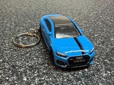 Audi RS5 Keychain Blue Hot Wheels Matchbox S5