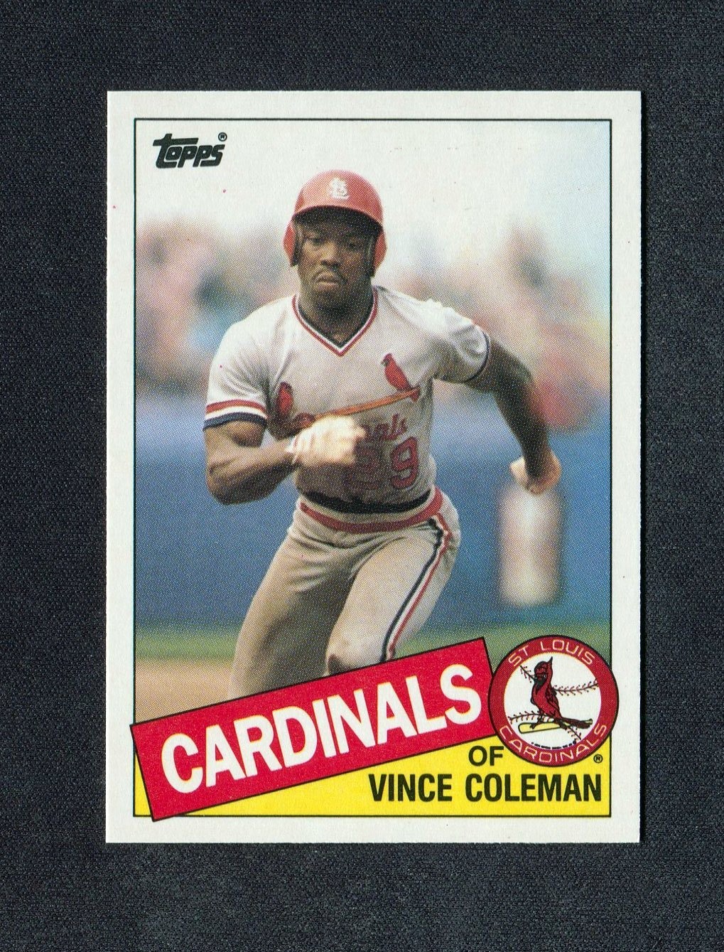 1985 TOPPS TRADED #24T VINCE COLEMAN RC ST LOUIS CARDINALS