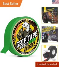 1-Inch Green Hockey Tape: Multipurpose Cloth Roll   Easy Tear  Durable Adhesive