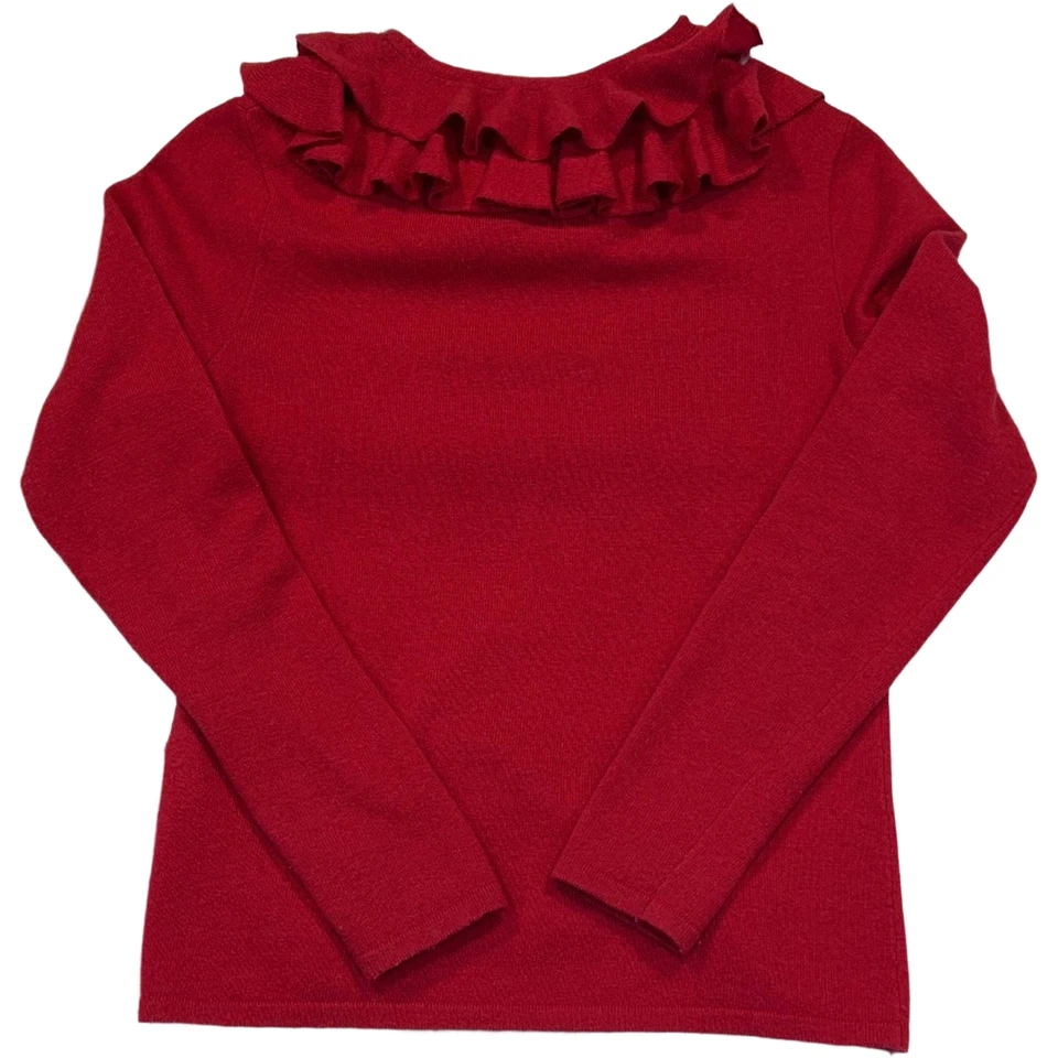 Ralph Lauren Pull Laine Mérinos Rouge M - Photo 3/4