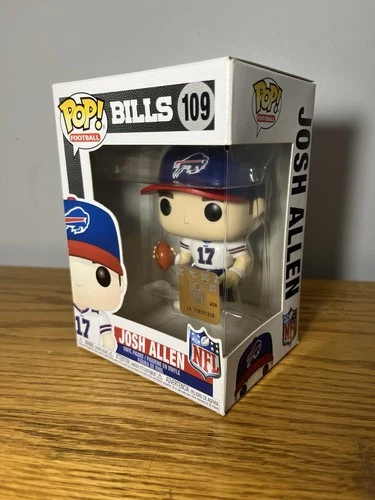Funko Pop! Vinyl Figure Josh Allen NFL Rookie “Draft” #109 Buffalo Bills Hat