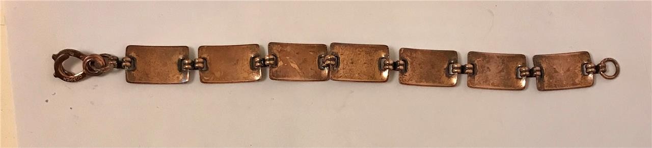 Vintage Mid Century Solid Copper Thunderbird Link… - image 7