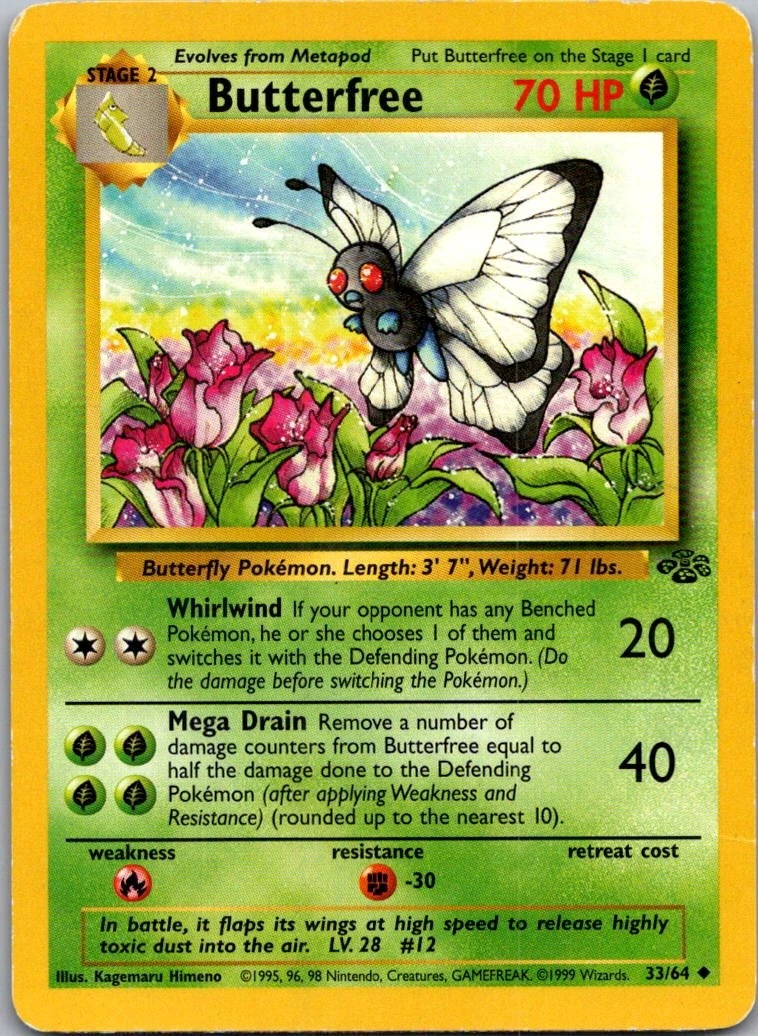 Butterfree 33/64 Jungle for sale | eBay