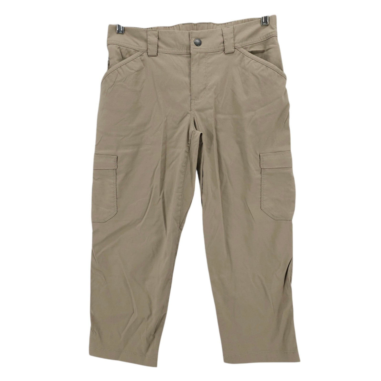 DULUTH TRADING Dry On The Fly Capri pants Women's Beige Outdoor Hiking EUC Sz 6