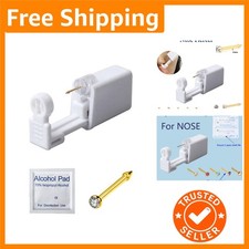 Professional Nose Piercing Kit for Beginners with Gun and Stainless Steel Studs