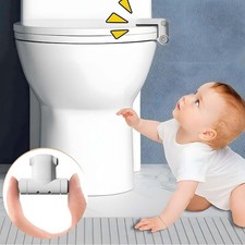 Height Adjustable Baby Anti-opening Toilet Lid Locks Bathroom Safety