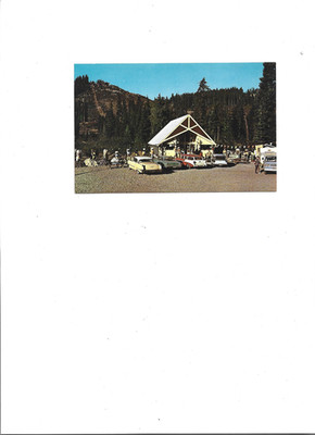 WASHINGTON STATE PC ''Rock Chalet Snogualmie Pass''  UNUSED  No Writing  CLEAN