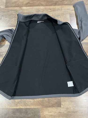 Giacca Nike Golf Dri-Fit full zip grigia foderata in pile fori per pollice donna grande - Foto 10 di 12