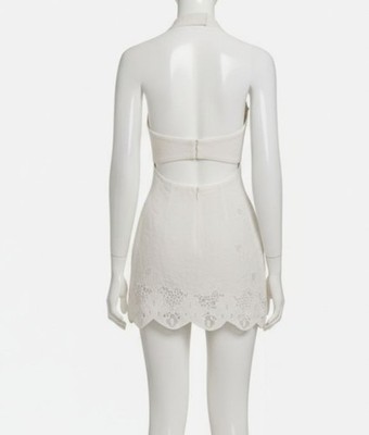 Cult Gaia Women's Ivory Kailani Linen Mini Dress Size 0 | eBay