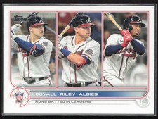 2022 Topps Printing Plate Adam Duvall/Austin Riley/Ozzie Albies Atlanta Braves