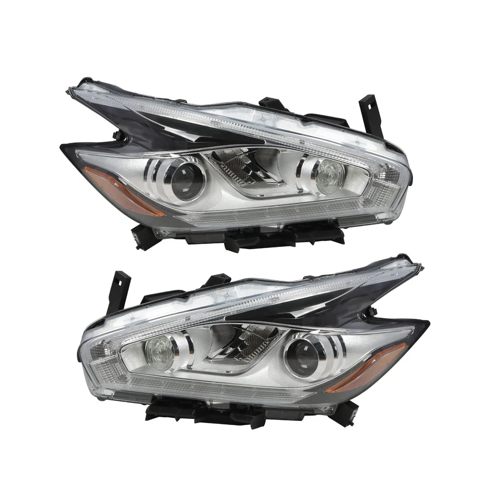 For 2015-2018 Nissan Murano Full LED Headlights Assembly Headlamps Left+Right Foto 4 de 4