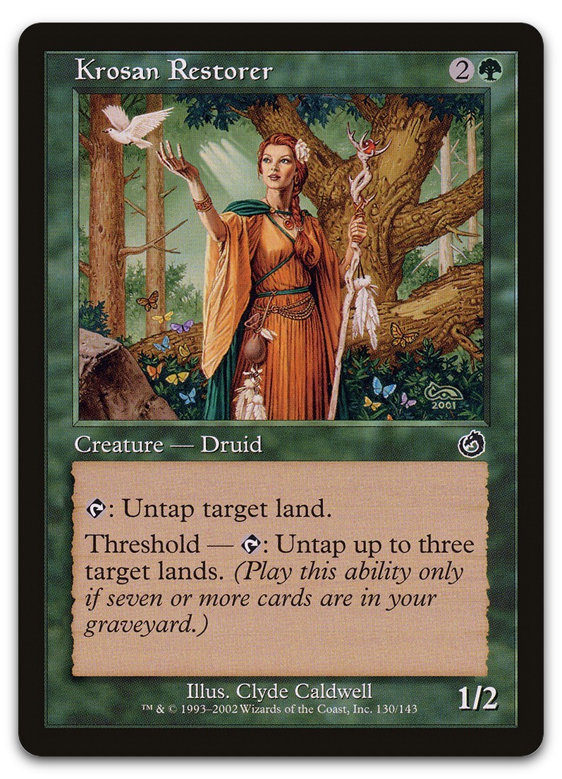 Krosan Restorer #130 (NM) Torment TOR Magic MTG