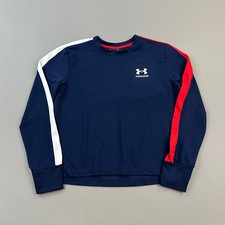 Under Armour Sweatshirt Women's Medium UA Freedom Terry Crewneck Pullover