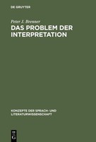 Das Problem Der Interpretation Peter J. Brenner