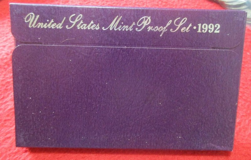1992-S US Mint 5 Coin Proof Set. Ultra Cameos.  OGP                    #MF-3805