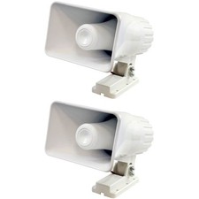 Pyle Pro 6 Inch PA Horn Speakers Set of 2 Heavy Duty 50W 100dB Output