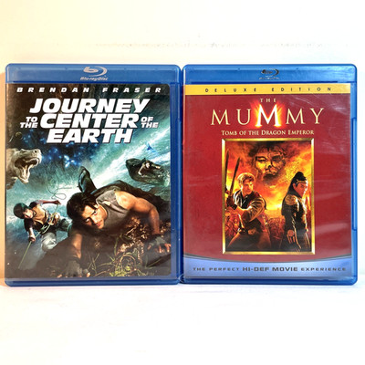 JOURNEY TO THE CENTER OF THE EARTH / MUMMY: TOMB OF THE DRAGON EMPEROR (Blu-Ray)