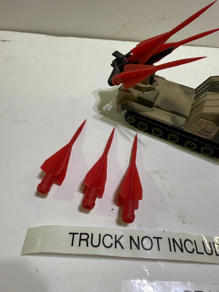 3 new missiles for Matchbox Battle Kings K-117 SP Hawk Launcher - Image 3 of 4