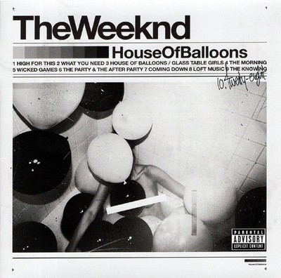 The Weeknd House Of Balloons CD, Album, Mixtape, RE 2015