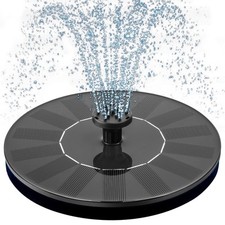 UPC 741802649621 product image for Mademax 1W Solar Bird Bath Fountain Pump, Solar Fountain With 6 Nozzle | upcitemdb.com